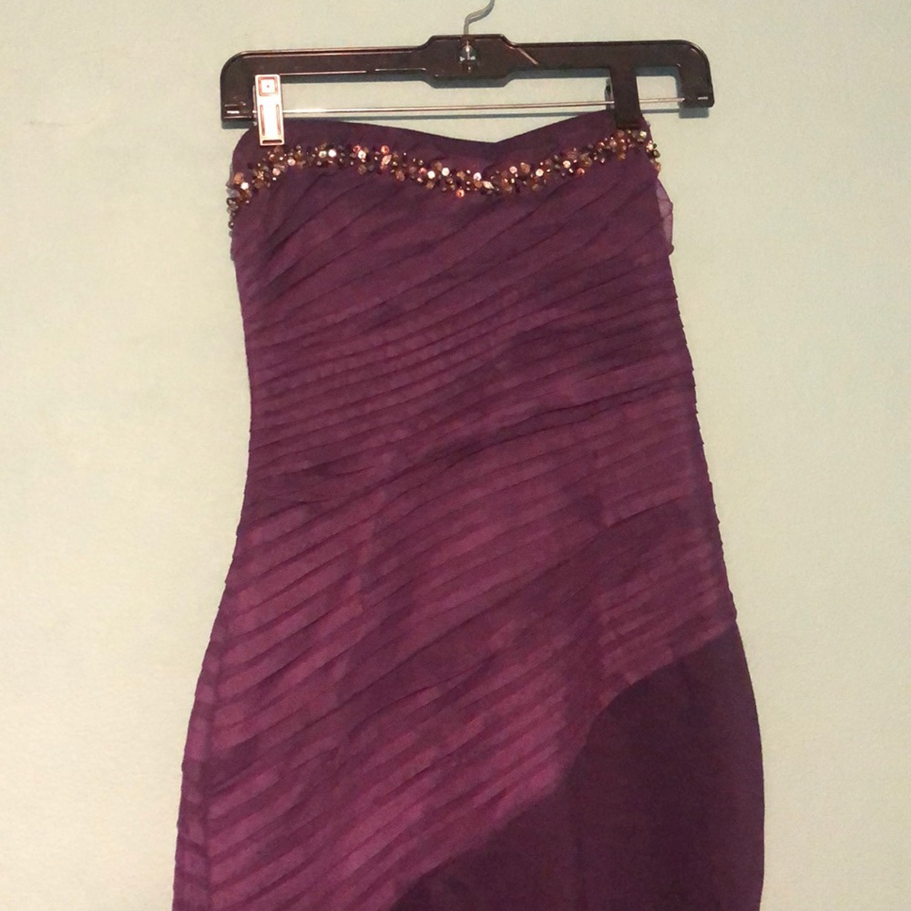 Purple cocktail dress